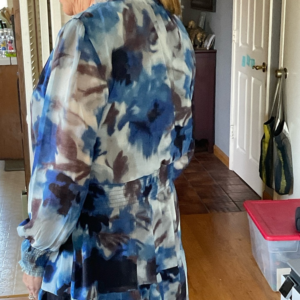 Nordstrom Chelsea long sleeve floral print dress xl